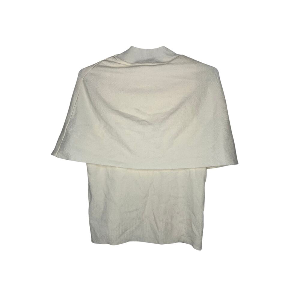 Charlie Suede London Elegant Cape Fitted Top - Picture 3 of 5